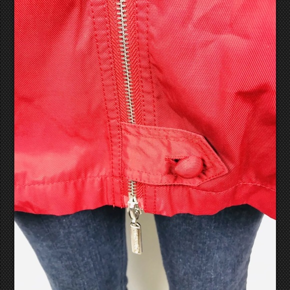 Vertigo Paris Trench Coat Raglan Drawstring Collar - Picture 4 of 7